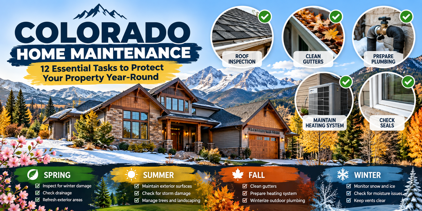 Colorado Home Maintenance: 12 Essential Tasks